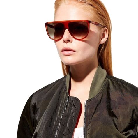 celine cl 41435 s black|CELINE Acetate Thin Shadow Sunglasses CL41435/S Black .